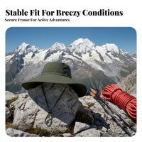 Sun Protection Hat, Wide Brim Outdoor angling Hat, Detachable Face Cover, Unisex, Windproof, Summer Hiking Cycling Cap