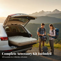 Inflatable Car Mattress, Automatic Air Bed, SUV Trunk Sleeping Pad, Portable Car Sleeping Mattress