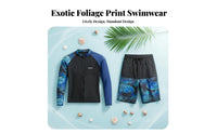 Diving Suit Rash Guard Split Design Sun Protection Quick Dry Long Sleeve Surfing