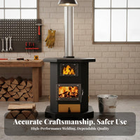 Indoor Heating Gasification Stove, double energy source Coal & Wood, Rural Multifunctional 2025 Model