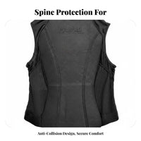 Protective Vest, Ski protective Vest, Unisex spine Protector, collision Resistant, Thermal Innerwear for Cycling, Snowboarding, steep slope riding