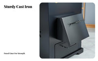 Gasification Stove, double energy Wood Heater, Smokeless Energy-Saving Stove, Thickened Winter Heating, Outdoor Rural Cooking