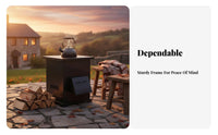 Gasification Stove, double energy Wood Heater, Smokeless Energy-Saving Stove, Thickened Winter Heating, Outdoor Rural Cooking
