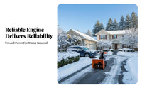 winter sweeper, small Walk-Behind winter Removal Machine, Gas Powered, Multi-Scene Use, Deep grip Tires