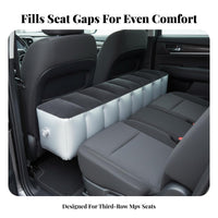 MPV Rear Row Seat Gap Pad, Inflatable Car Mattress, Third Row pad for Sleeping, Universal for Business Vehicles