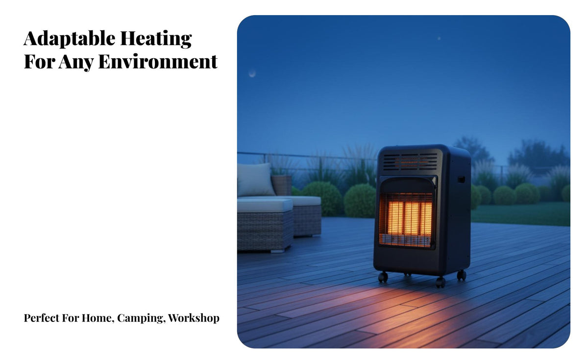 Gas Heater, Outdoor Patio Heater, Energy-Saving LPG Heating Stove, Indoor Home Use