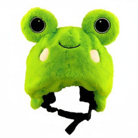 Plush Creature Helmet Cover, Skiing, Kids & Adults, Balance Random Cartoon Design