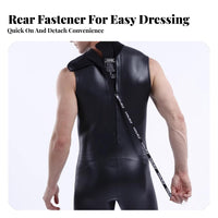sleek Skin Wetsuit, Sleeveless short wetsuit, Waterproof Thermal wave riding Suit, multi-sport Gear for Men