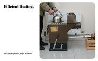 Home Heating Stove, Water Circulation Boiler, Multi-Functional Small Space Heater for Rural Households
