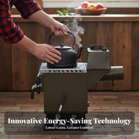 Home Heating Stove, Water Circulation Boiler, Multi-Functional Small Space Heater for Rural Households