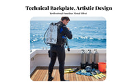 Technical Diving Backplate, Artistic Pattern, Unisex, Comfortable Support