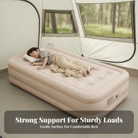 Inflatable Mattress, Automatic Air Bed, Portable Camping Tent Mat, 40cm Raised, Built-in Pump