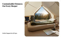 Inflatable Mattress, Automatic Air Bed, Single/Double, Outdoor Camping, Home Floor Mat