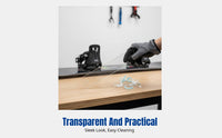 Ski Wax Snowboard Maintenance Tool, Double & Single Board Care, Transparent Ski Equipment Accessory