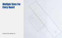 Ski Wax Snowboard Maintenance Tool, Double & Single Board Care, Transparent Ski Equipment Accessory