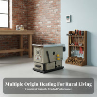 Multienergy Heating Boiler Wood Electric, Home Radiator, Floor Heating, Rural Small heater