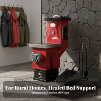 Household Heating Stove, Energy-Saving Rural Boiler, Multicombustible material, Cooking & Heating