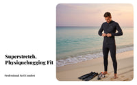 Diving Wetsuit, 2.5mm/3.5mm/5mm Dark Enigma Series, Split & Full torso, Men & Women, diving Suit