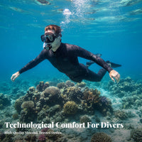 Diving Wetsuit, 2.5mm/3.5mm/5mm Dark Enigma Series, Split & Full torso, Men & Women, diving Suit