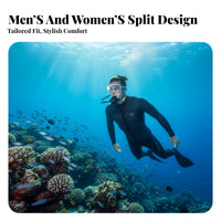 Diving Wetsuit, 2.5mm/3.5mm/5mm Dark Enigma Series, Split & Full torso, Men & Women, diving Suit