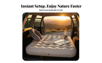 PVC Inflatable Mattress, Folding Bed, Automatic air inflator, Outdoor Camping, Thickened, Multi-Person, Portable