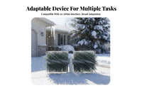 Mini Winter Sweeper Brush Wheel, Lawn Dethatcher, Garden Brush Machine Mower, Fits 26/28mm Tube, Thick Bristles