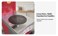 New Gasification Heating Stove, Smokeless Coal Boiler, Multi-Functional Rural Home Heater