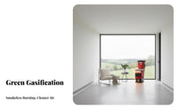 New Gasification Heating Stove, Smokeless Coal Boiler, Multi-Functional Rural Home Heater