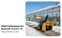 small winter clearing device, Hand-Push winter Removal Machine, Highperformance, Home Property Use, Anti-Slip Tires