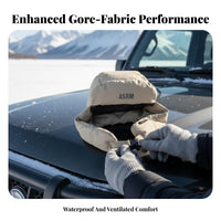 Ski Hat, Waterproof Windproof Earflap Hat, Unisex Warm Cycling winter cap