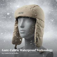 Ski Hat, Waterproof Windproof Earflap Hat, Unisex Warm Cycling winter cap