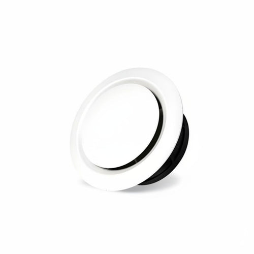 Round Exhaust Vent, Adjustable Ventilation Diffuser, Clean Air System Outlet for Central Air Conditioning, Home