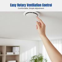 Central Air Conditioning Outlet, Round Exhaust Vent, Clean Air System Diffuser, Adjustable Air Circulation, Home Twist Cover