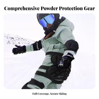 Hip Pad, Knee Pad, Ski Protective Gear, Anti-Fall, Adult Winter Sports Set, Wear-Over, Full Protection