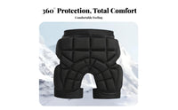 Hip Pad, Knee Pad, Ski Protective Gear, Anti-Fall, Adult Winter Sports Set, Wear-Over, Full Protection