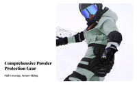 Hip Pad, Knee Pad, Ski Protective Gear, Anti-Fall, Adult Winter Sports Set, Wear-Over, Full Protection