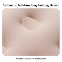 Inflatable Mattress, Automatic Foldable Air Bed, Thickened Camping, Skin-Friendly Flocked, Waterproof, Sturdy