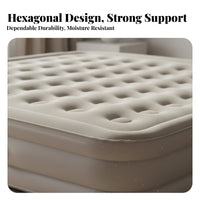 Inflatable Mattress, Automatic Foldable Air Bed, Thickened Camping, Skin-Friendly Flocked, Waterproof, Sturdy