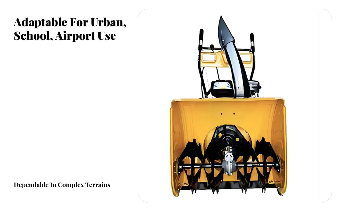 winter weather machine, small Walk-Behind winter Removal Machine, Gas Powered, sturdy Duty, Multi-Scene Use