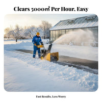 winter weather machine, small Walk-Behind winter Removal Machine, Gas Powered, sturdy Duty, Multi-Scene Use