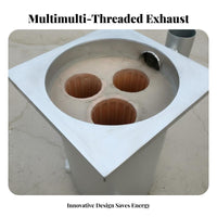 Hexagonal Heater, Indoor Heating Stove, Multi-Chamber, Energy-Saving, Steel Plate