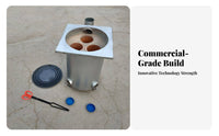 Hexagonal Heater, Indoor Heating Stove, Multi-Chamber, Energy-Saving, Steel Plate