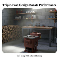 Boiler Heating heater, Floor Heating, Three-Pass Reverse Burn, Energy-Saving, Home, Rural Use