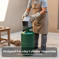 Thickened Cast Iron Gasifier Liner, Gas Cylinder Conversion, Smokeless, Sturdy Design, Commercial Use