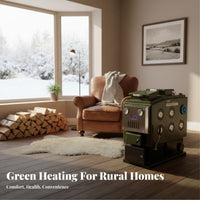 Ecogreen Boiler, Energy-Saving Heating Stove, Indoor Smokeless, Rural individualBuilt House