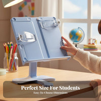 Adjustable Book Stand, Multifunctional Mobile Book Holder, Reading Aid for Kids and Students
