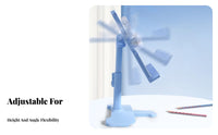 Adjustable Book Stand, Multifunctional Mobile Book Holder, Reading Aid for Kids and Students
