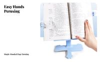 Adjustable Book Stand, Multifunctional Mobile Book Holder, Reading Aid for Kids and Students
