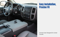 Armrest Console Lid Cover for 07-13 Center Console, Leather, Gray, Replacement 20864151
