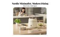 304 Stainless Steel Insulated Food Jar, Large Capacity Vacuum Lunch Box, Portable Bento Container for School, Office
